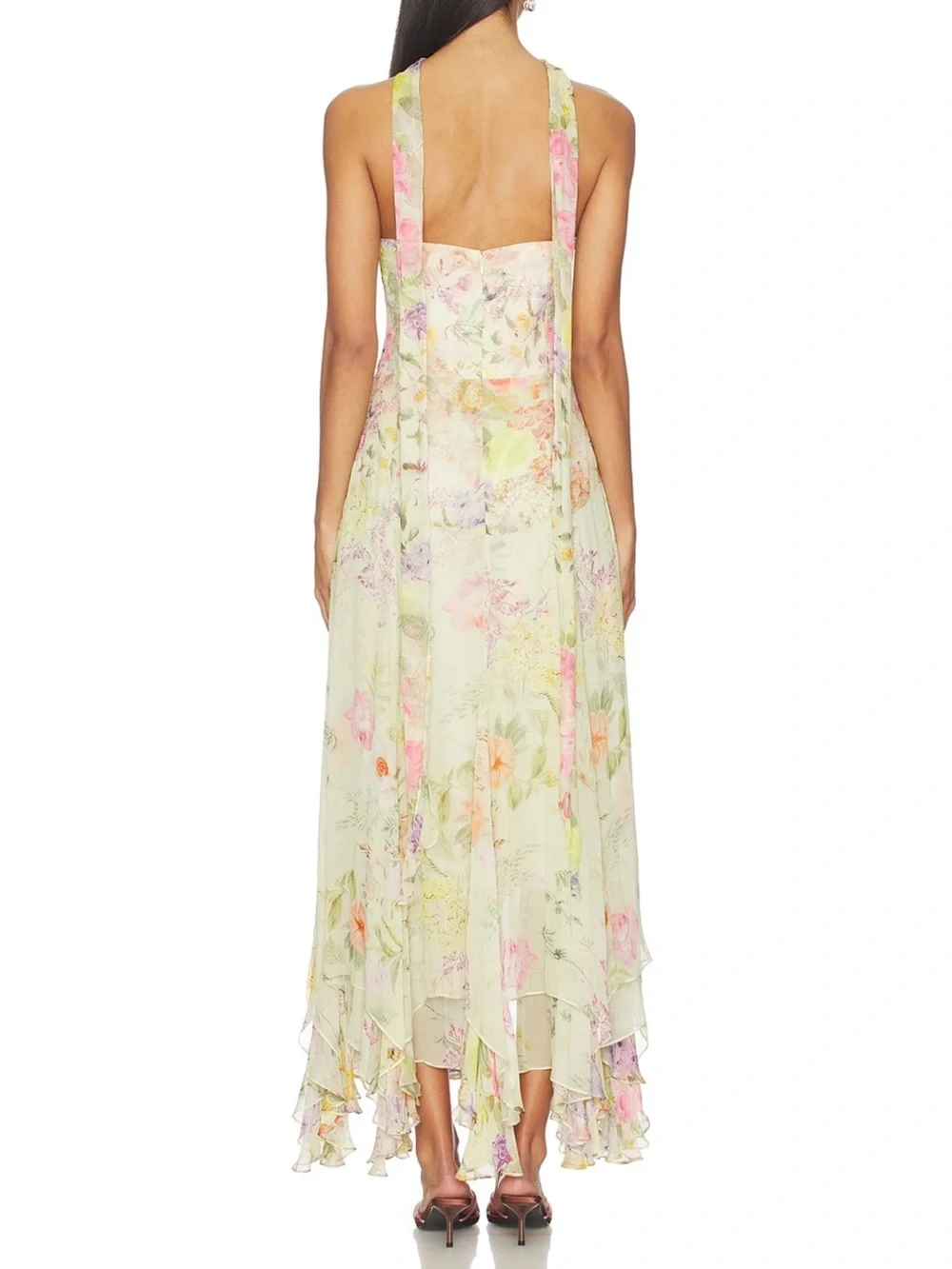 amanda uprichard revolve monterey dress endive multi